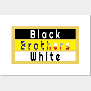 black white brothers Posters and Art